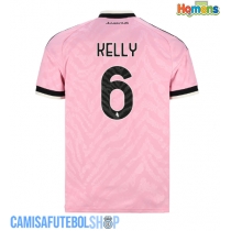 Camisa de time de futebol Juventus Lloyd Kelly #6 Replicas 2º Equipamento 2026-27 Manga Curta